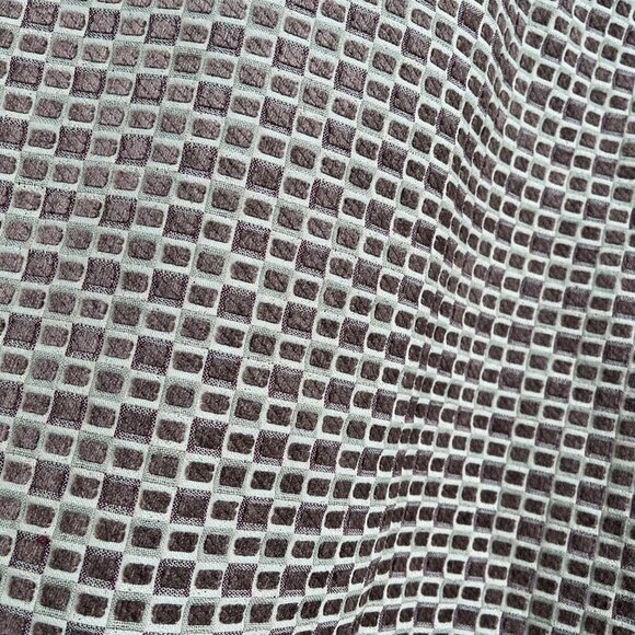 Reversible Floral & Checkered  Tapestry King Size Pillow Sham Set of 2 - Picture 3 of 8